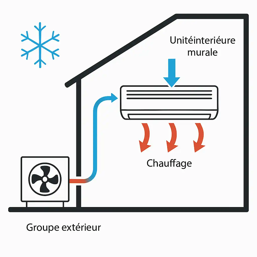 Chauffage à air