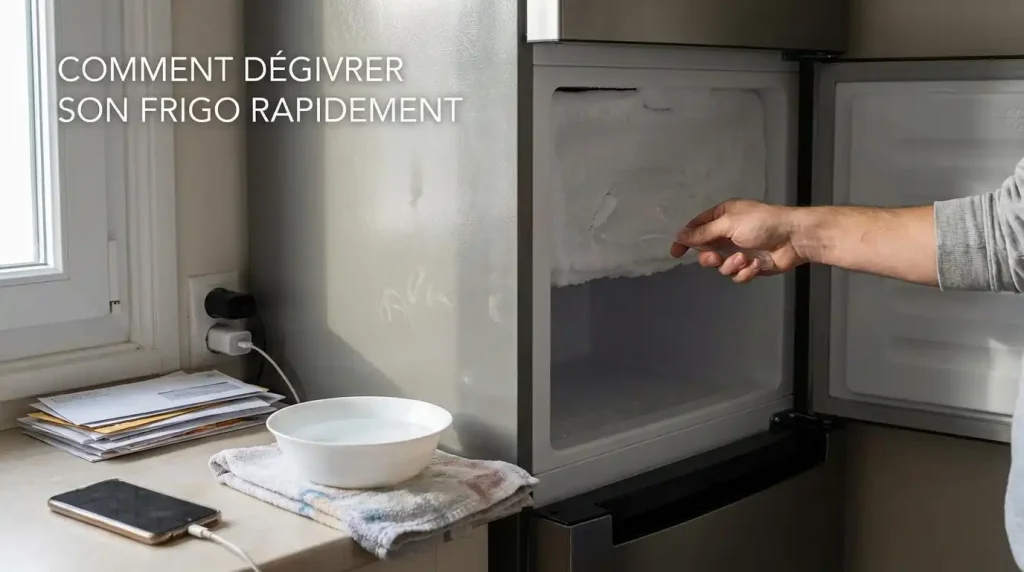 Dégivrer frigo rapidement : méthode en 10 min